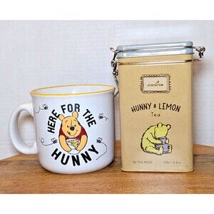 Charbrew Classic Winnie the Pooh Hunny & Lemon Green Tea and Mug Bundle Gift NEW